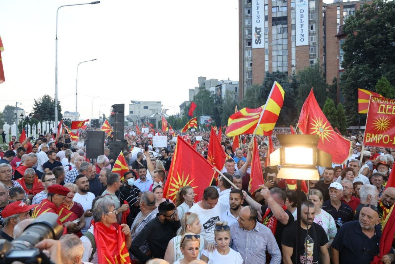 Macedonians protest against French proposals for solving EU rift with Bulgaria